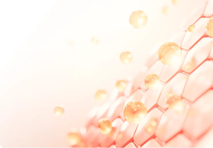 Ilustrácia buniek znázorňujúca štruktúru kolagénu v tele